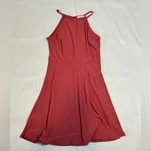 Lush pink swing dress